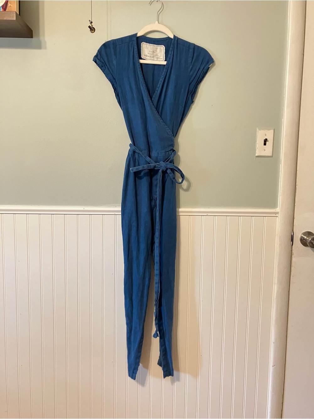 XS NotPerfectLinen Wrap Jumpsuit